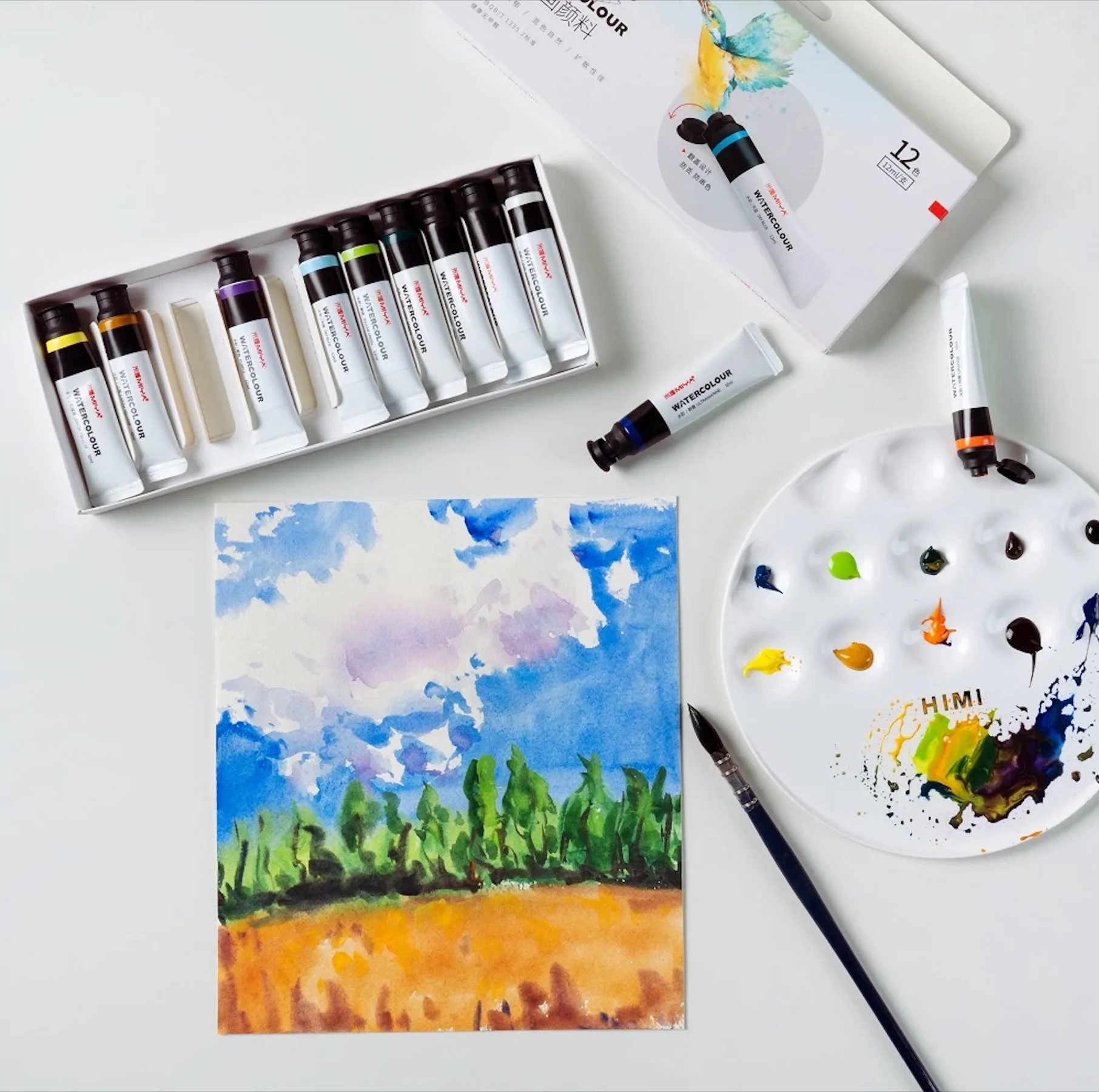 Sets Acuarela en Tubo 12ml - MIYA - Imagen 1