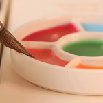 Paleta circular de cerámica - Imagen 2