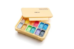 Miya Himi Gouache Twin Jelly Cup: Set 12 colores metálicos/12ml sin pinceles - Imagen 4