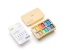 Miya Himi Gouache Twin Jelly Cup: Set 12 colores metálicos/12ml sin pinceles - Imagen 8