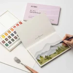 Miya Himi Block para Acuarela: (14x21.6 cm, 20 hojas, 300gr) - Imagen 6