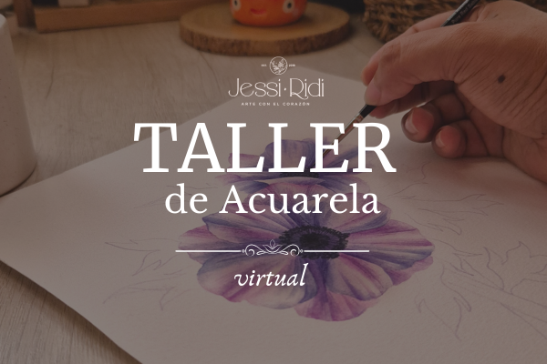 Taller acuarela intermedia: Anémonas (grabado zoom)