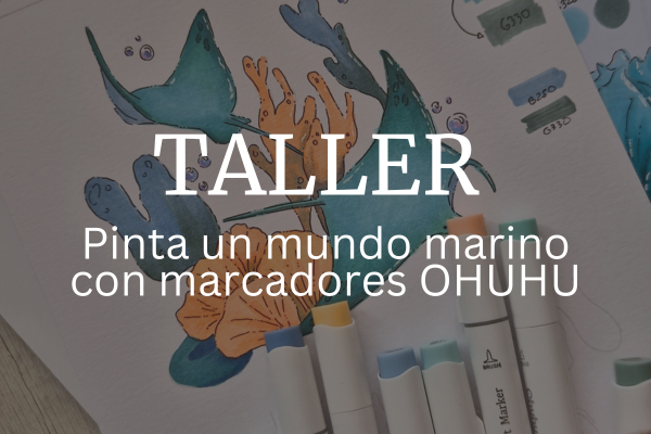 Pinta un mundo marino con marcadores OHUHU