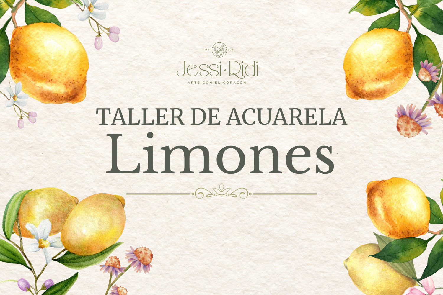 Taller de Acuarela: LIMONES